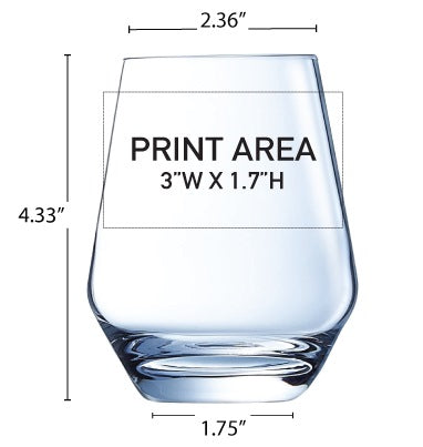 12.75 oz. Lima Crystal Stemless #355