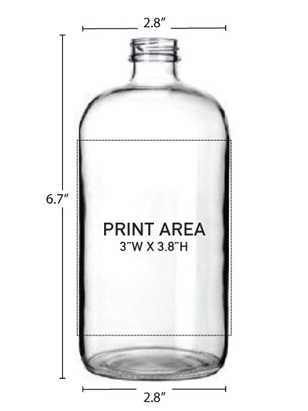 16 oz. Flint Boston Round #425