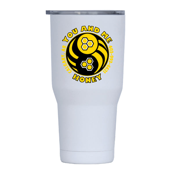 30 oz. Java Double Wall SS Tumbler with Acrylic Lid #26-04