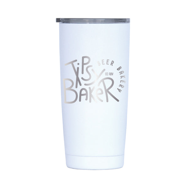 20 oz. JOE Triple Insulated White SS Tumbler with Lid #40-04