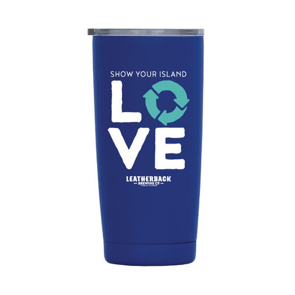 Engraved 20 oz. JOE Triple Insulated BLUE SS Tumbler with Lid #40-05