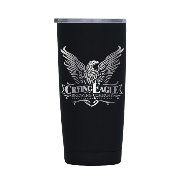 Engraved 20 oz. JOE Triple Insulated Black SS Tumbler with Lid #40-07