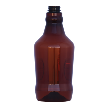 64 oz. BPA-Free Plastic Amber Growler #323-PET