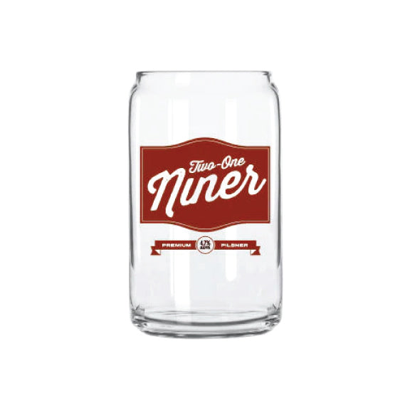 16 oz. Beer Can Glass #328