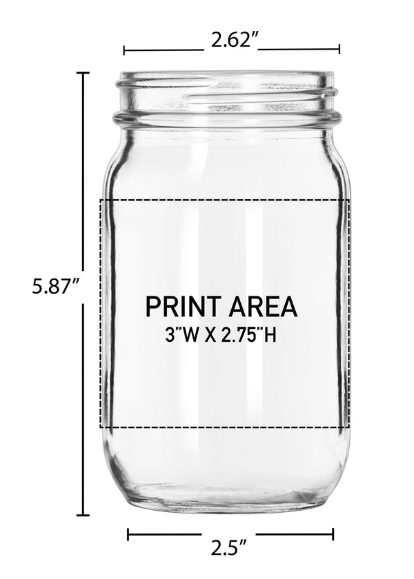 16 oz. Drinking Jar #602 - 3