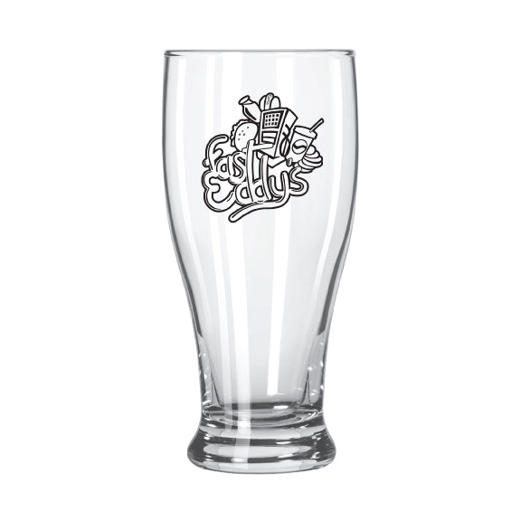 CROWN 16OZ PINT GLASS