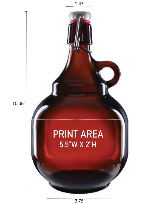 68 oz. 2L Palla Growler #648 - 3