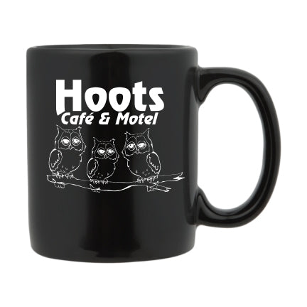 11 oz. Black Ceramic Mug #678