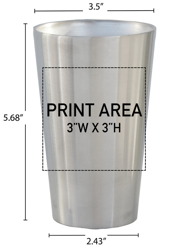 19 oz. Stainless Double Wall Pint #88-DW - 3