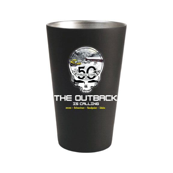 19 oz. Double Wall Stainless Pint - Matte Black #88-DW-07P