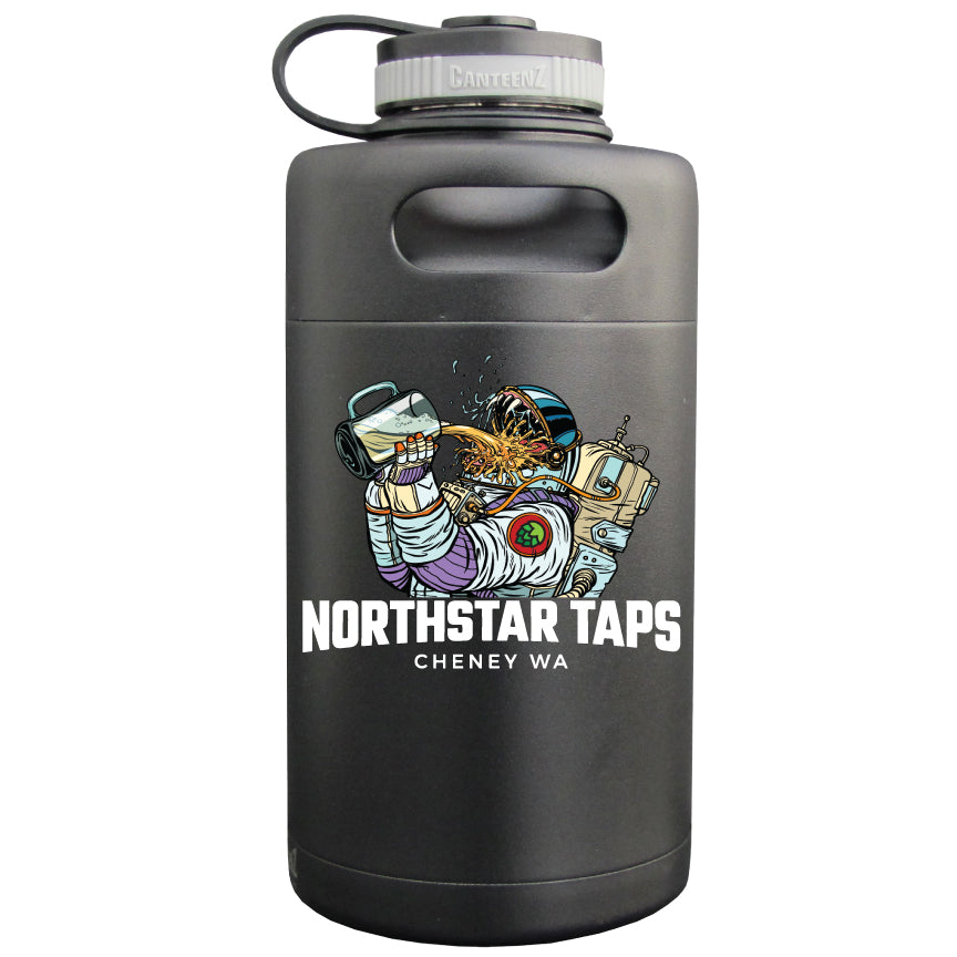 64 oz. Black Double Wall Keg Growler - #MK-64-07M – ClearWater Gear