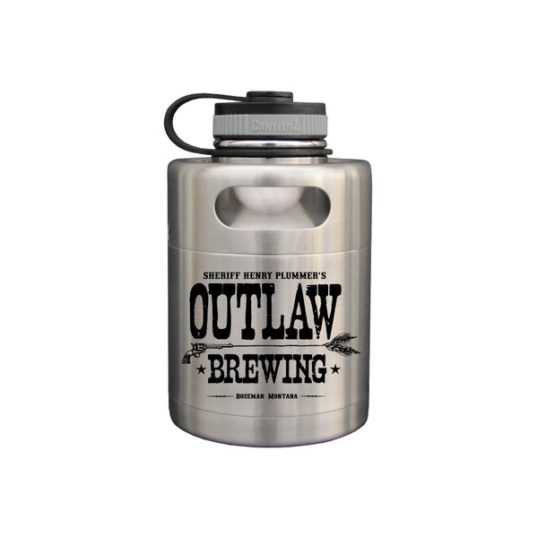 32 oz. Double Wall Pony Keg Growler #PK-32