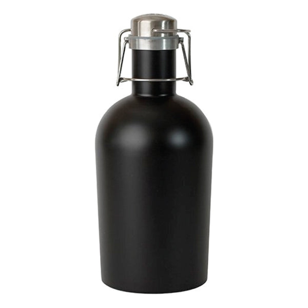 64 oz. Matte Black Growler w/ Handle #SG-M-07