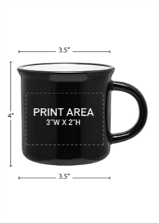 15 oz. Black Western Mug #11-4/7